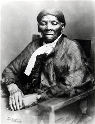 Harriet Tubman wooden framed poster