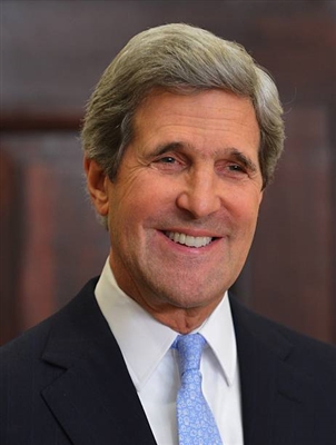 John Kerry metal framed poster