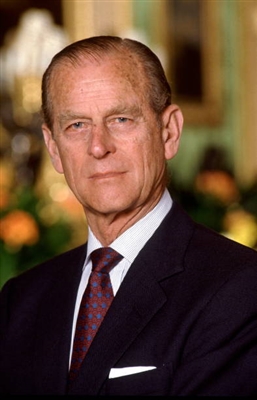Prince Philip poster with hanger
