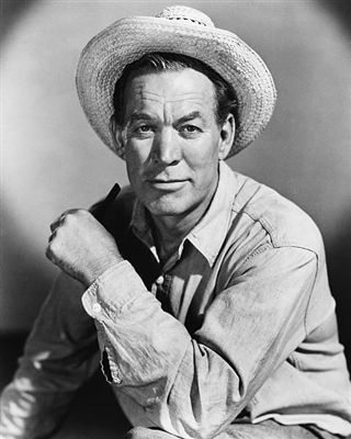 Ward Bond poster with hanger