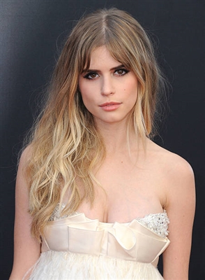 Carlson Young metal framed poster