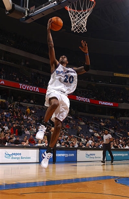 Larry Hughes poster with hanger