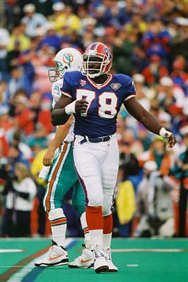 Bruce Smith poster with hanger