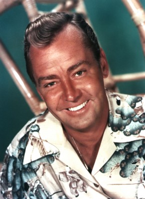 Alan Ladd poster with hanger