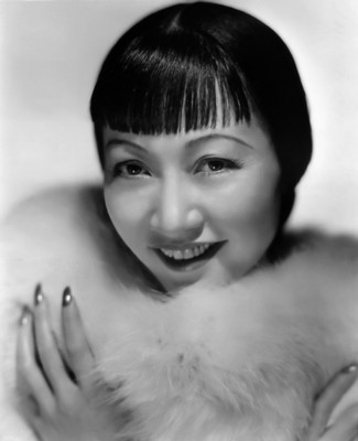 Anna May Wong poster with hanger