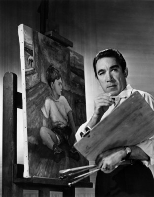 Anthony Quinn poster with hanger