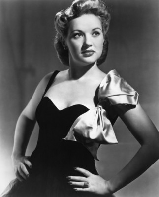 Betty Grable poster with hanger