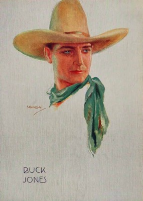 Buck Jones wooden framed poster