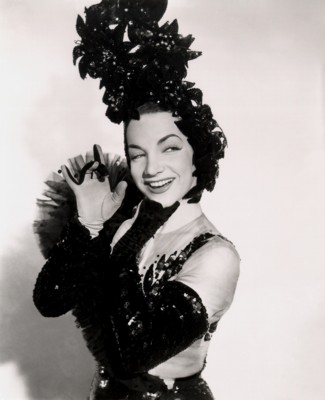 Carmen Miranda poster with hanger