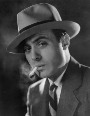 Charles Boyer poster with hanger