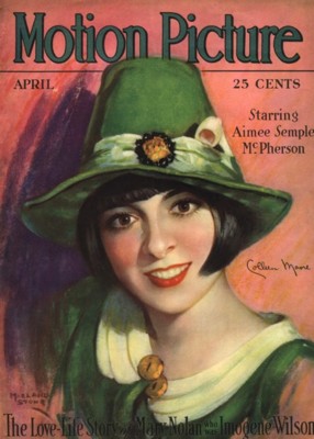 Colleen Moore poster with hanger