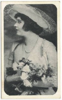 Edna Goodrich poster with hanger
