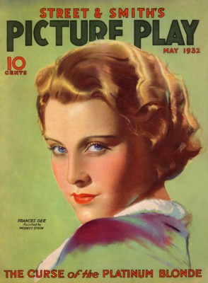 Frances Dee poster with hanger