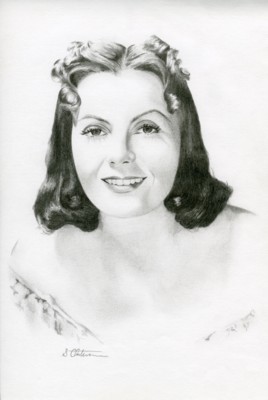Greta Garbo canvas poster