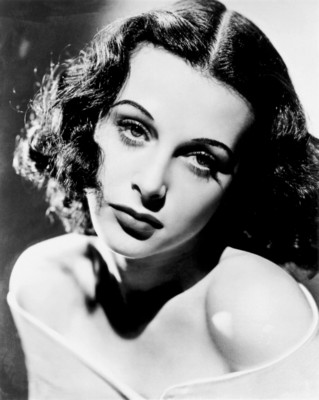 Hedy Lamarr poster with hanger