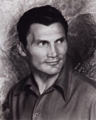 Jack Palance poster with hanger