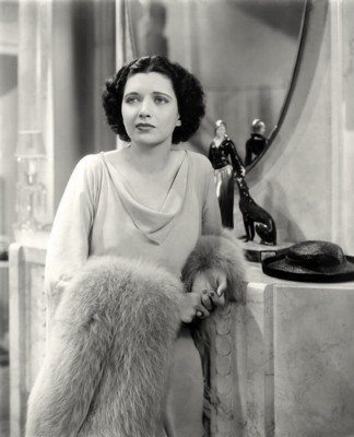 Kay Francis poster with hanger