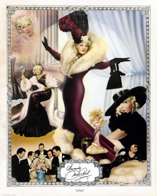 Mae West metal framed poster