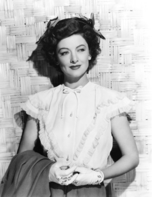 Myrna Loy poster with hanger