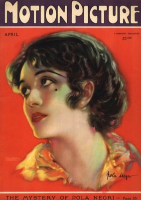 Pola Negri poster with hanger