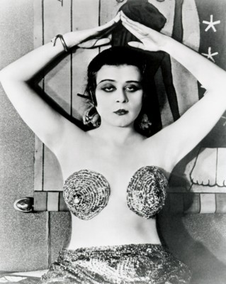 Theda Bara poster with hanger