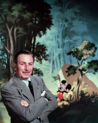 Walt Disney wooden framed poster