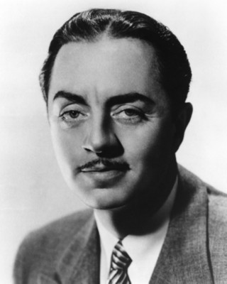 William Powell poster with hanger