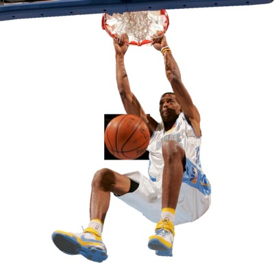 Marcus Camby poster with hanger