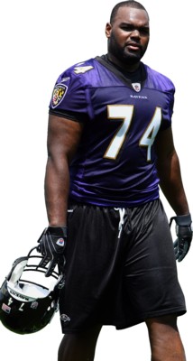 Michael Oher poster with hanger