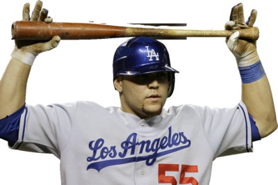 Russell Martin poster with hanger
