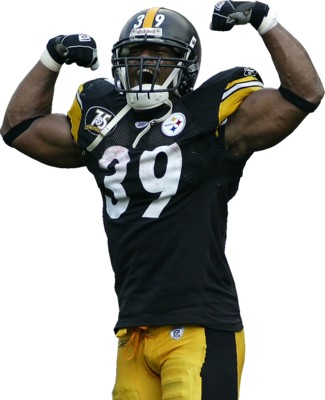 Willie Parker poster with hanger