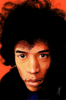 Jimi Hendrix Stickers G315574