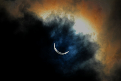 Eclipse poster with hanger