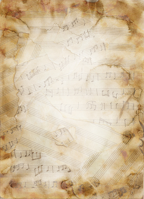 Music wooden framed poster