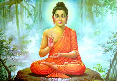 Buddha canvas poster