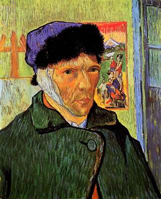 Van Gogh poster with hanger