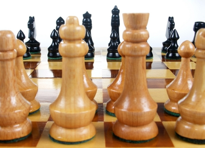 Chess wood print