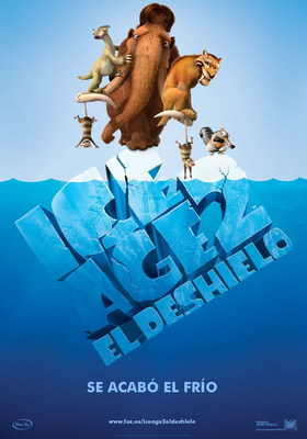 Ice Age poster with hanger
