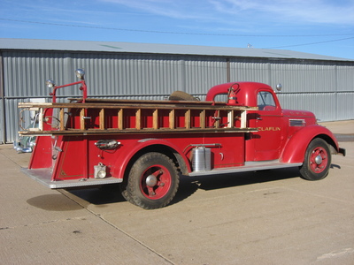 Fire Truck wood print