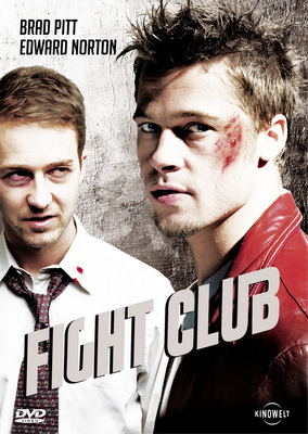 Fight Club poster with hanger