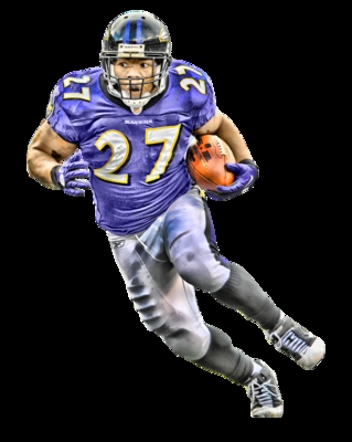 Ray Rice metal framed poster