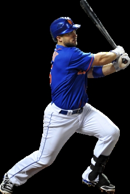 David Wright poster with hanger