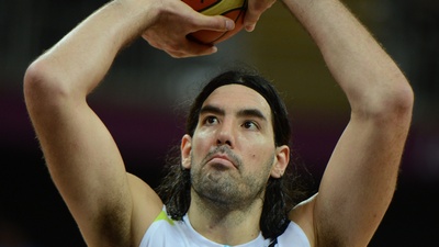 Luis Scola poster with hanger