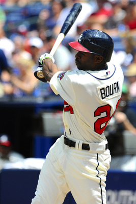 Michael Bourn poster with hanger
