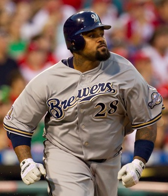 Prince Fielder poster with hanger