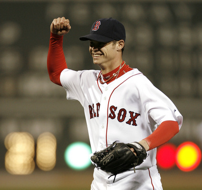 Clay Buchholz poster with hanger