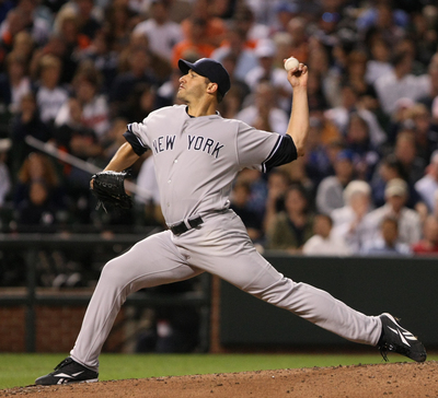 Andy Pettitte poster with hanger