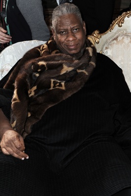 Andre Leon Talley poster with hanger
