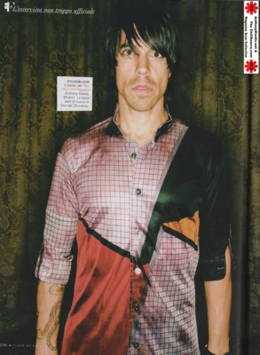 Anthony Kiedis metal framed poster