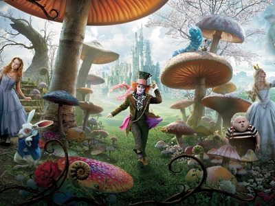 Alice In Wonderland canvas poster